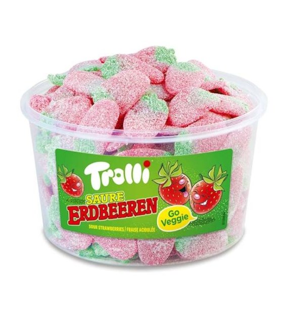 Trolli Saure Erdbeeren Żelki 150szt 1,2kg