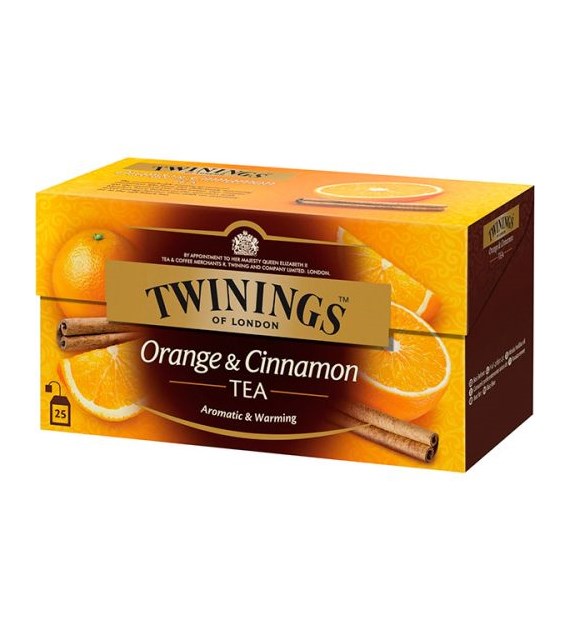 Twinings Orange & Cinnamon Herbata 25szt 50g