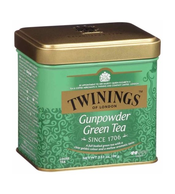 Twinings Gunpowder Green Tea Herbata Puszka 100g