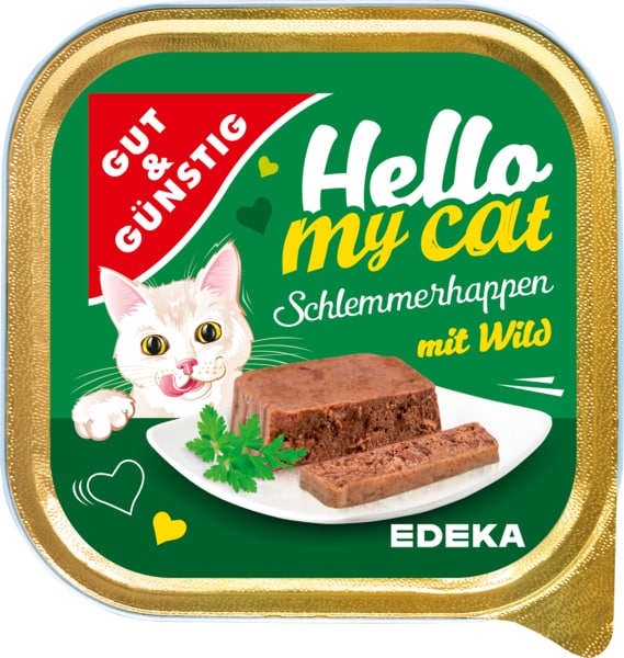 G&G Hello My Cat Schlemmerhappen Wild 100g