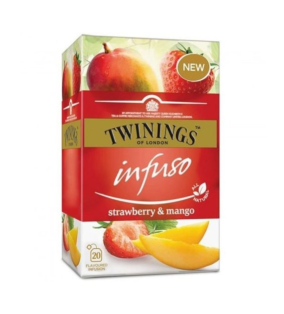 Twinings Infuso Strawberry Mango Herbata 20szt 30g