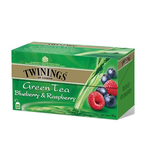 Twinings Green Bluberry Raspberry Herba 25szt 40g