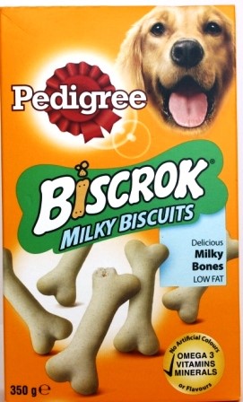 Pedigree Biscrok Milky Biscuits dla Psa 350g