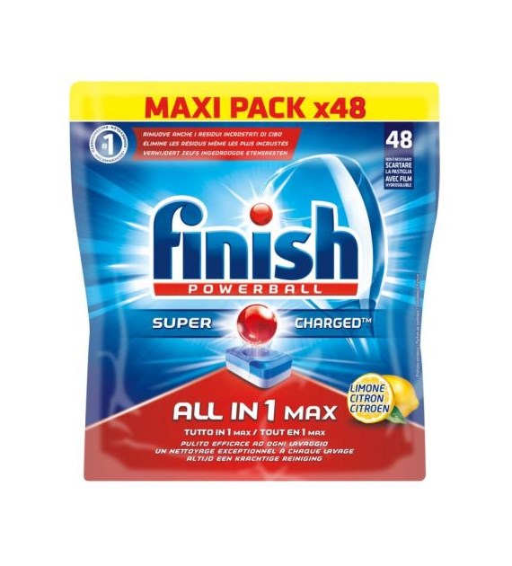 Finish All in 1 Max Tabs Citron 48szt 869g
