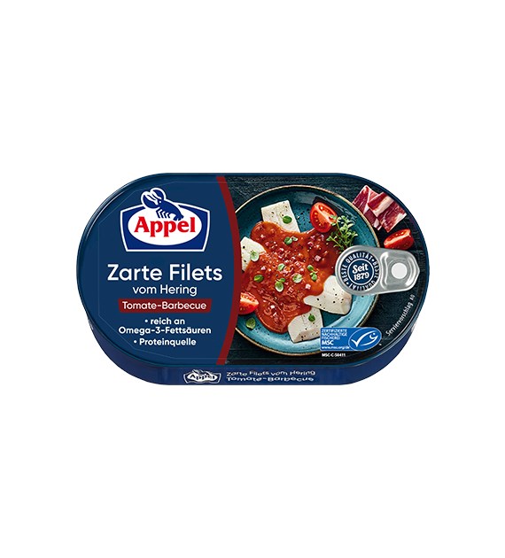 Appel Hering Filets Tomate-Barbecue 200g