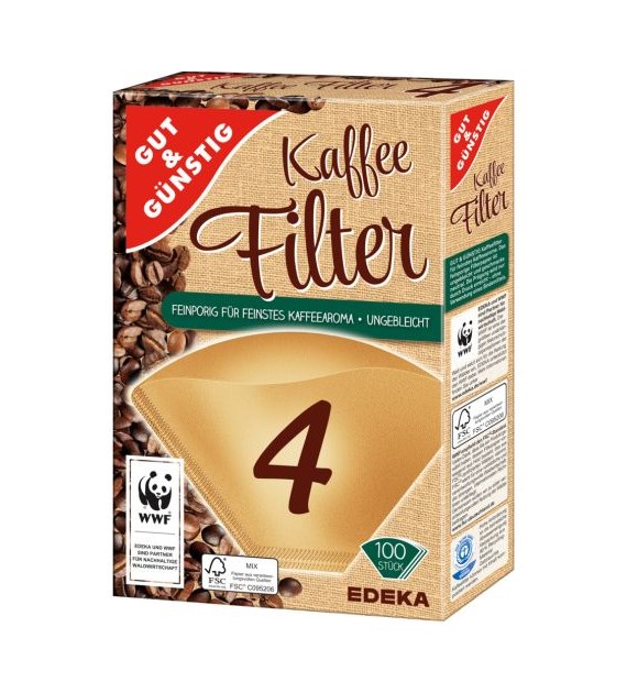 G&G Kaffee Filter  4  100szt