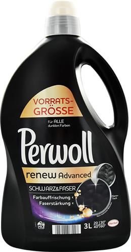 Perwoll Schwarz & Faser Gel 40p 3L