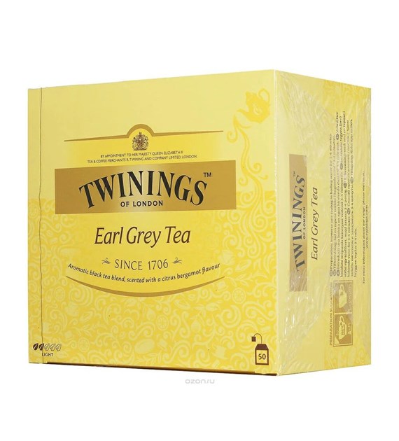 Twinings Earl Grey Herbata 50szt 100g
