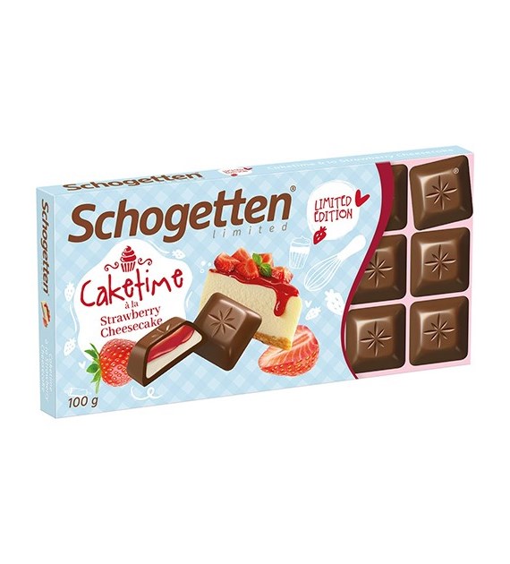 Schogetten Caketime Strawberry Cheesecake 100g