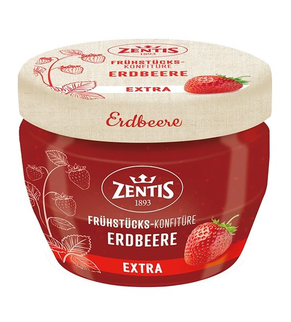 Zentis Erdbeere Truskawka Extra Dzem 230g