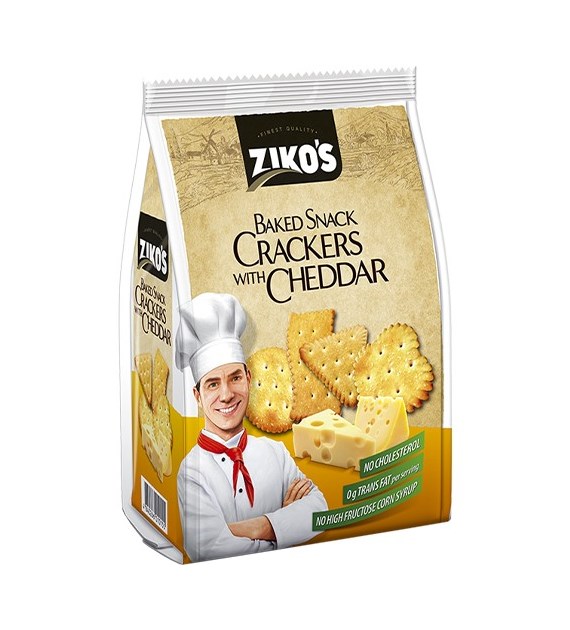 Ziko's Baked Snack Crackers with Cheddar 100g