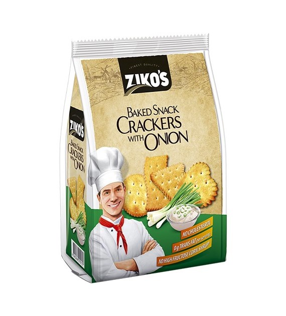 Ziko's Baked Snack Crackers with Onion 100g