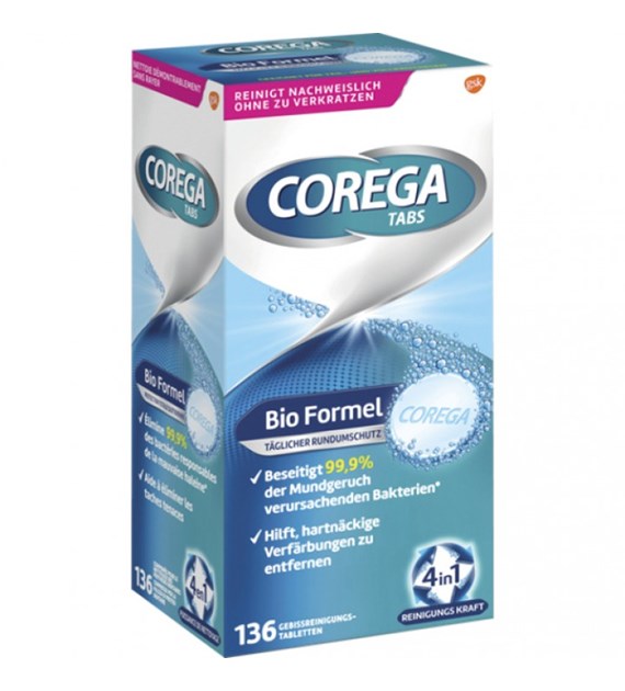 Corega Tabletki do Protez 136szt