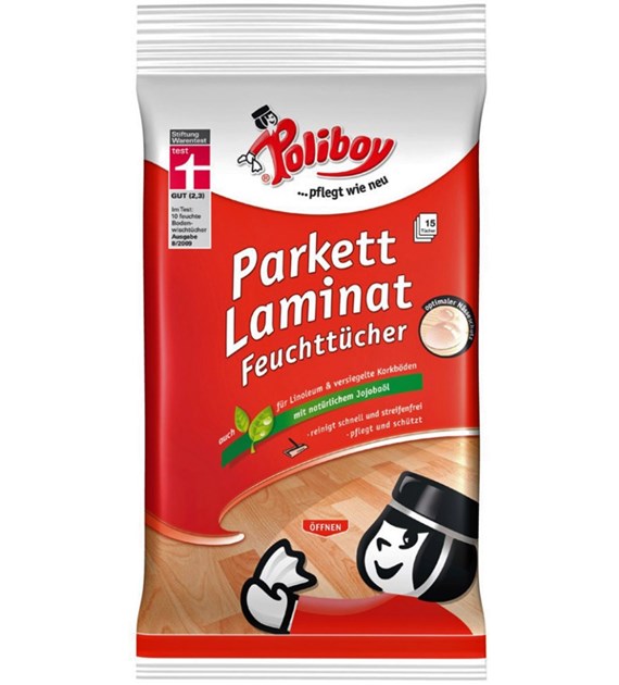 Poliboy Chusteczki Laminat 15szt