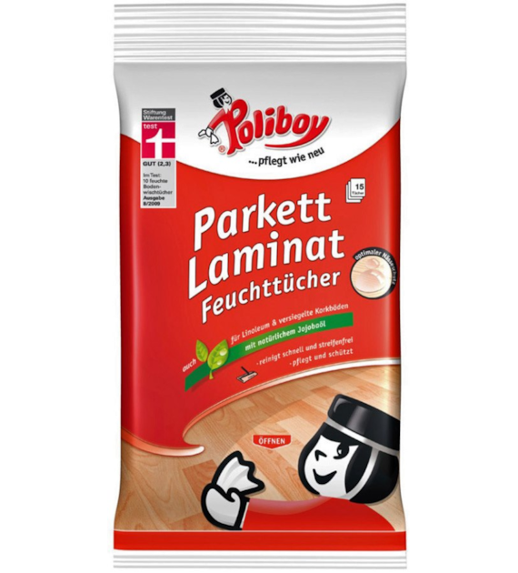 Poliboy Chusteczki Laminat 15szt