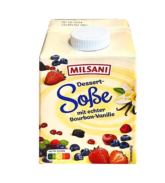 Milsani Dessert Sosse Śmietanka Waniliowa 500ml