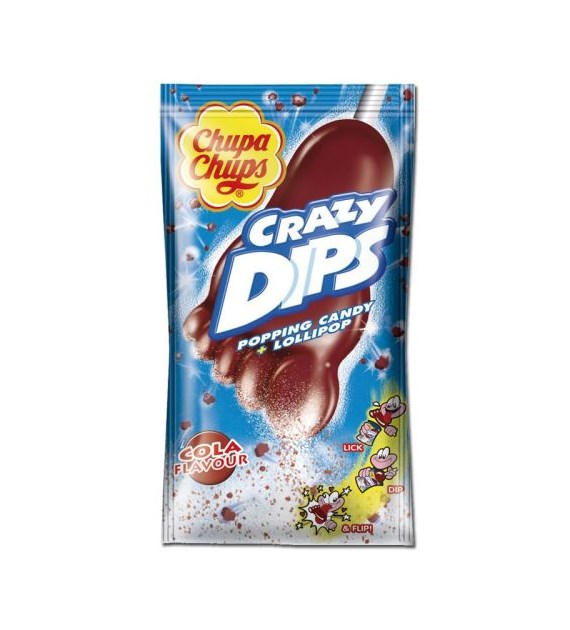 Chupa Chups Crazy Dips Cola Lizak 1szt 14g