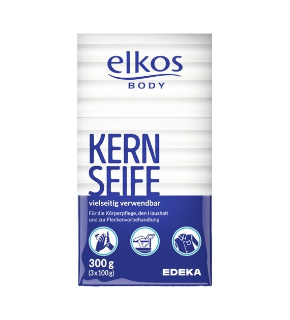 Elkos Kernseife Mydło na Plamy 3x100g