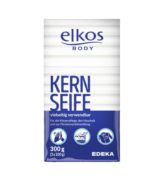 Elkos Kernseife Mydło na Plamy 3x100g