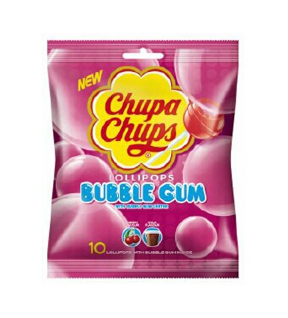 Chupa Chups Bubble Gum 10szt 120g