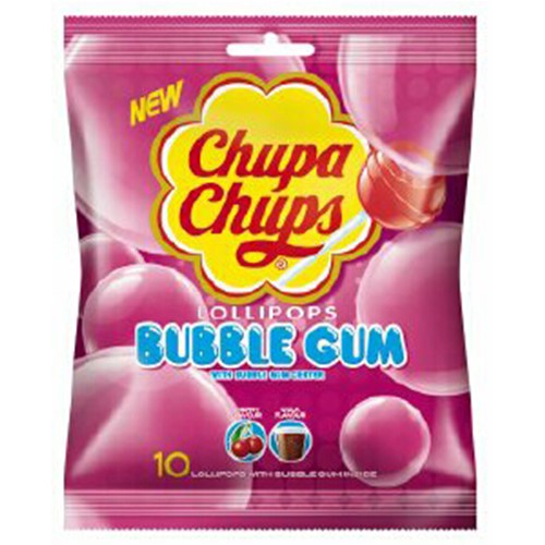 Chupa Chups Bubble Gum 10szt 120g