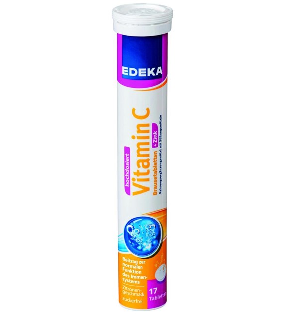 Edeka Vitamin C + Zink 17szt 102g