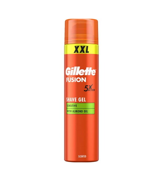 Gillette Fusion 5xAction Sensitive Shave Gel 240ml