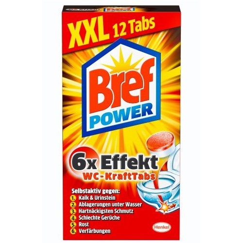 Bref 6xEffekt Power Tabs WC 12szt 300g