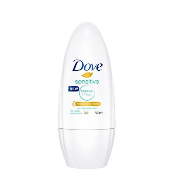 Dove Sensitive Fragrance Free Kulka Deo 50ml