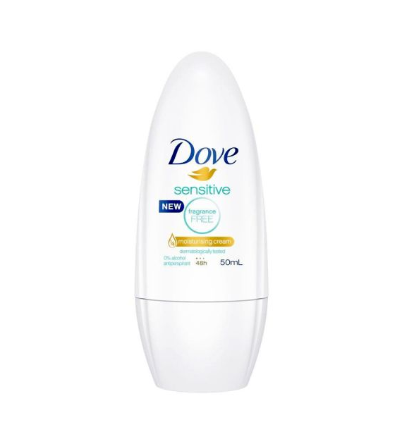 Dove Sensitive Fragrance Free Kulka Deo 50ml