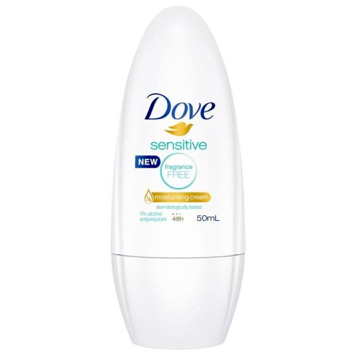Dove Sensitive Fragrance Free Kulka Deo 50ml