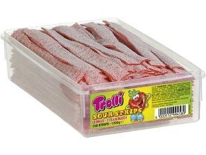 Trolli Sour Strips Erdbeer 150szt 1,2kg
