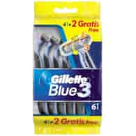 Gillette Blue 3 Maszynki 4+2szt