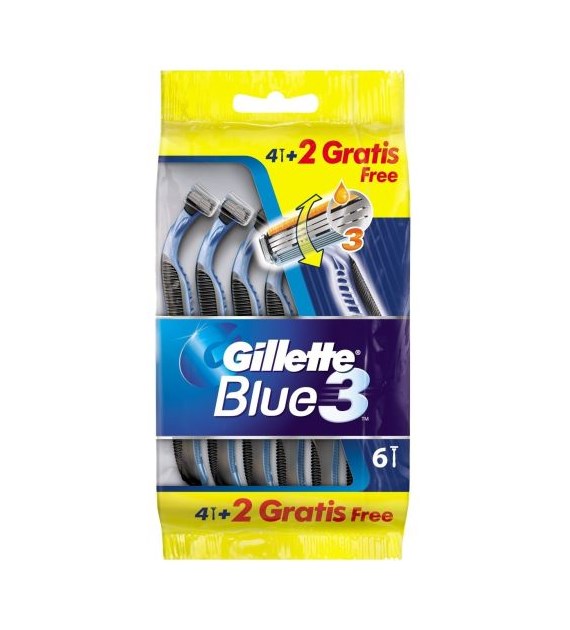 Gillette Blue 3 Maszynki 4+2szt