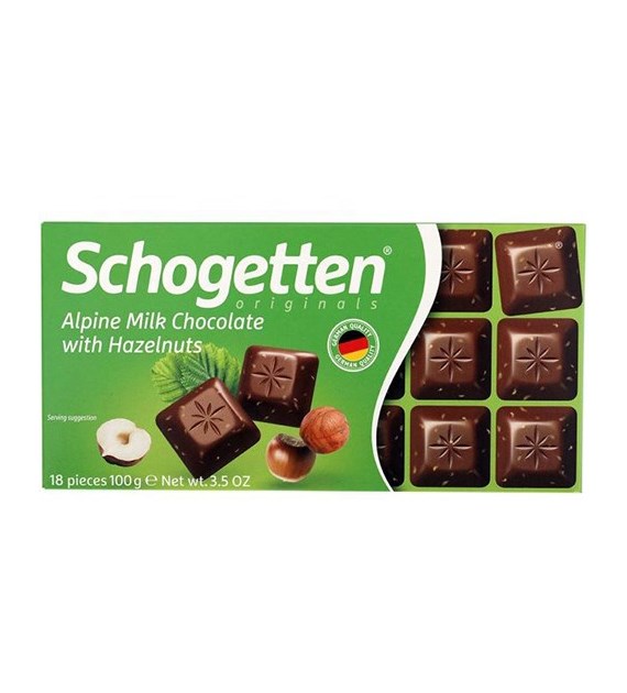 Schogetten Alpine Milk with Hazelnuts 100g