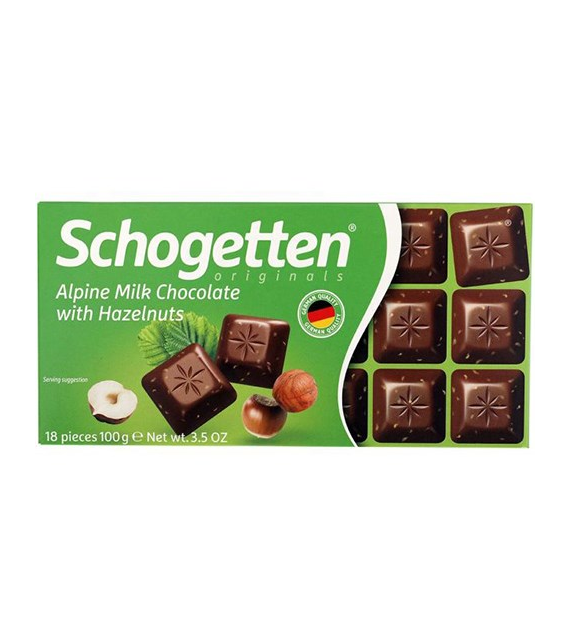 Schogetten Alpine Milk with Hazelnuts 100g