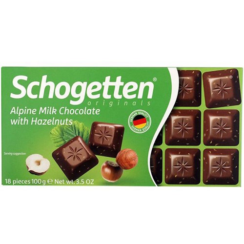 Schogetten Alpine Milk with Hazelnuts 100g