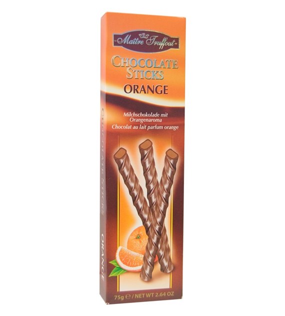 Maitre Chocolate Sticks Orange 75g