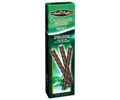 Maitre Chocolate Sticks Mint 75g