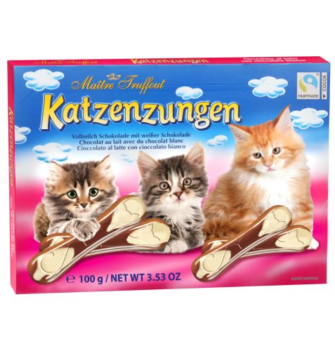 Maitre Katzenzungen Milk & White 100g