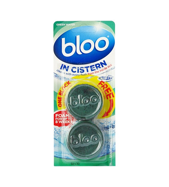 Bloo WC Tabs Cleaning Green 2x38g