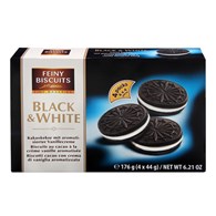 Feiny Biscuits Black White Ciast 176g