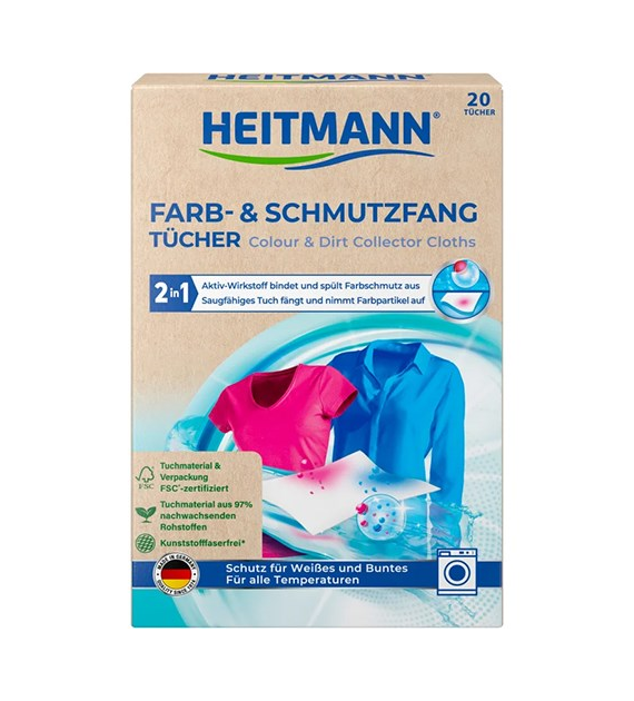 Heitmann Farb & Schmutz Fangtucher 20szt