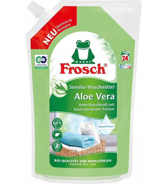 Frosch Aloe Vera Sensitiv-Waschmittel Gel 24p 1,4L