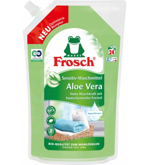 Frosch Aloe Vera Sensitiv-Waschmittel Gel 24p 1,4L