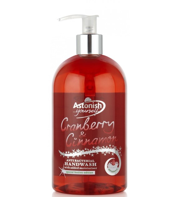 Astonish Cranberry Cinnamon Mydło Płyn 500ml
