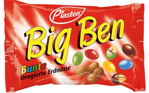 Big Ben Bunte Dragierte Erdnusse Czerwony 250g