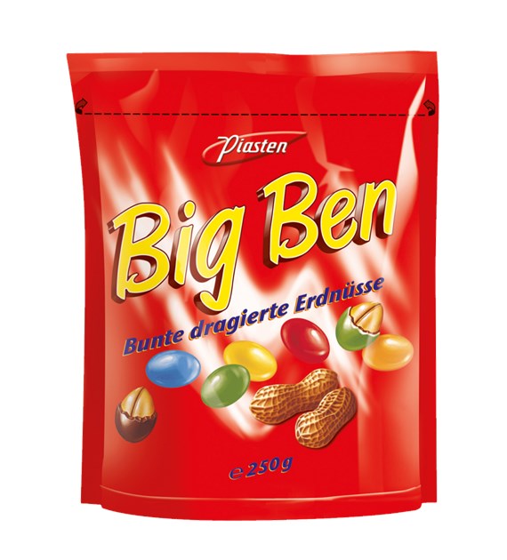 Big Ben Bunte Dragierte Erdnusse Czerwony 250g