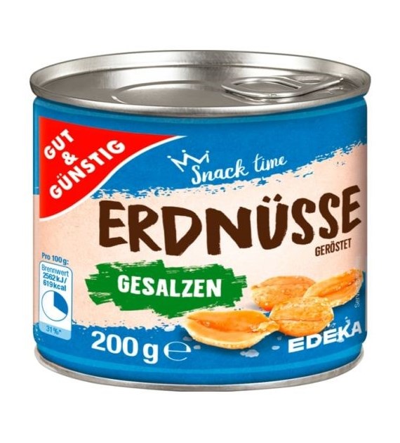 G&G Erdnusse Gesalzen Puszka 200g
