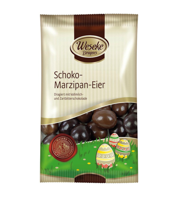 Weseke Schoko Marzipan Eier 125g